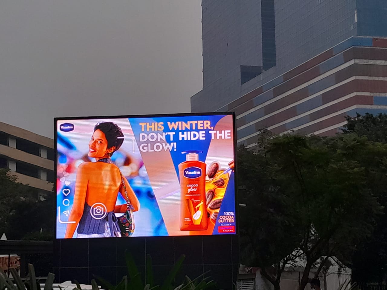 dooh campaign for vaseline