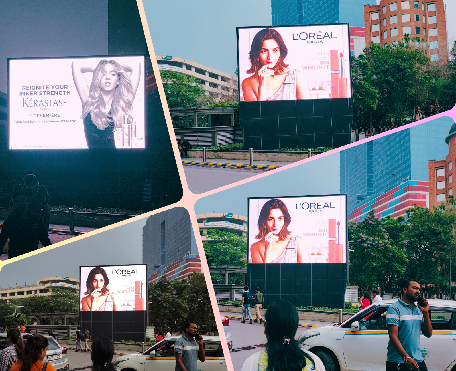 Loreal dooh campaign