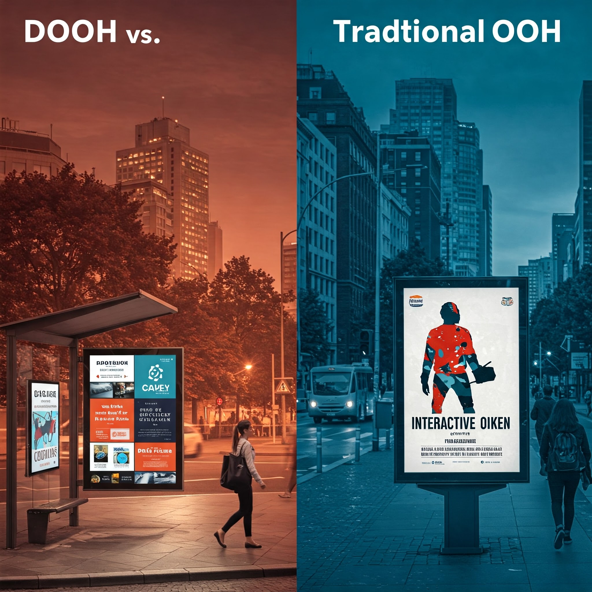 DOOH vs. Traditional OOH: Why Digital is the Future of Outdoor Advertising